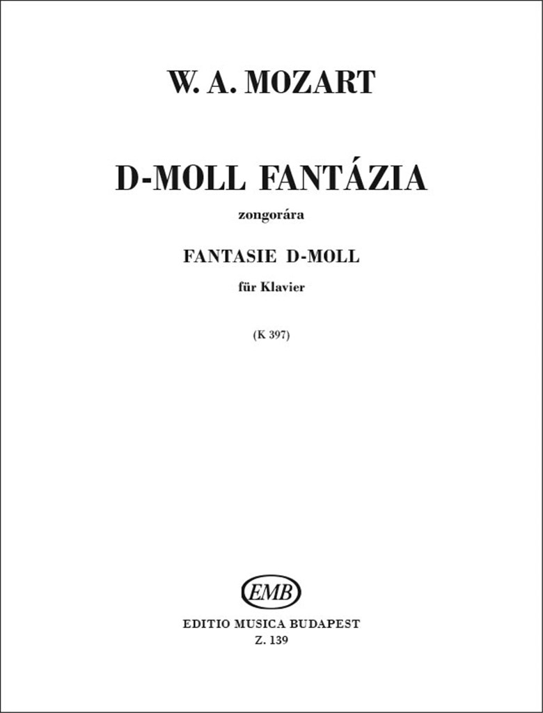 Fantasie d-Moll KV 397